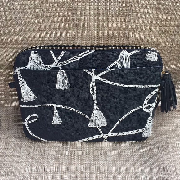 Chico's Handbags - Chico’s iPad, cosmetics, purse bag tote- tassel